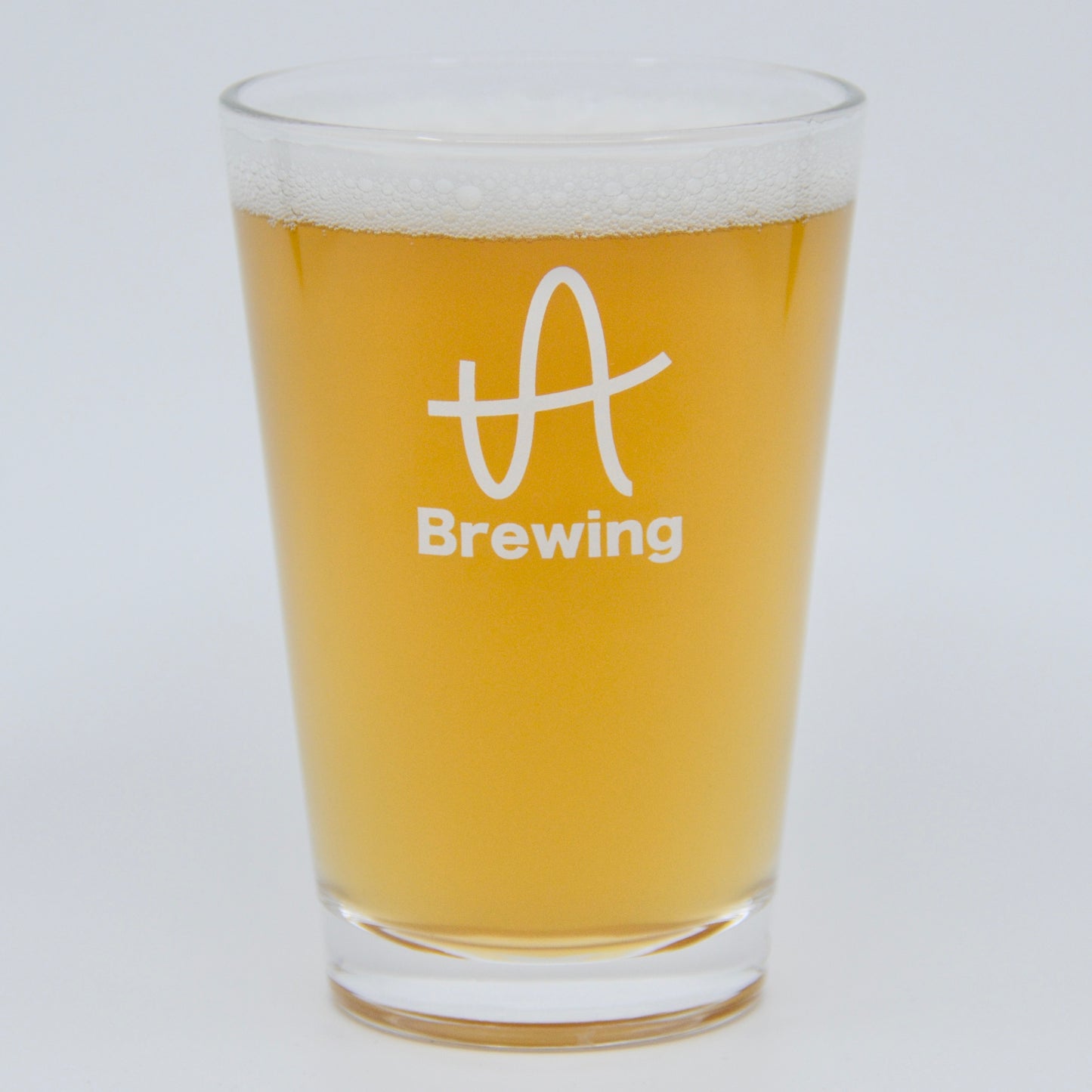 tA Brewing HALF PINT GLASS